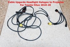 UPGRADE HEAD LIGHT TO LED PROJECTOR HARNESSES WIRING FOR TOYOTA HILUX 2018-20