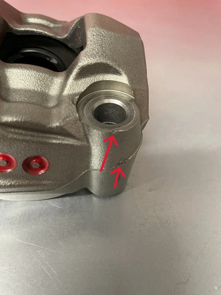 Coppia Pinze Freno Brembo M50 100mm Aprilia RSV4 09-18 Tuono V4 11-25 (9) - Immagine 3 di 4