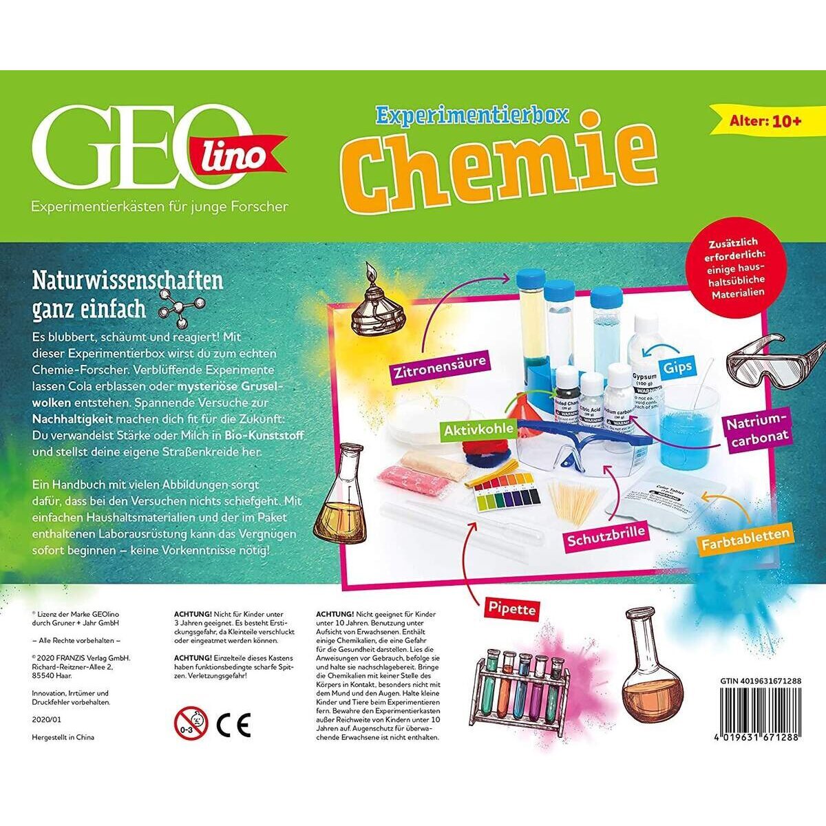 Thumbnail - Franzis Geolino - Experimentierbox Chemie