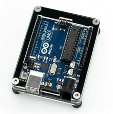 Kit Estuche C4Labs Zebra para Arduino Uno (no incluido) - Black Ice