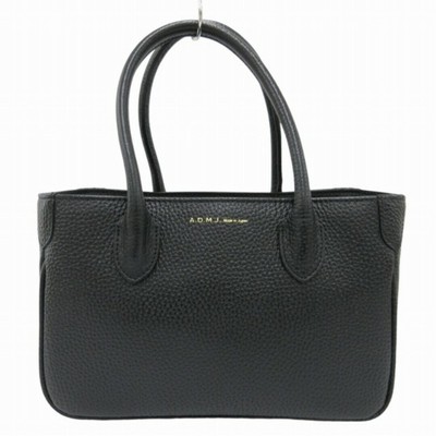A.D.M.Jしぼ革ターンロックトートバッグ （楽天市場】admj バッグ  