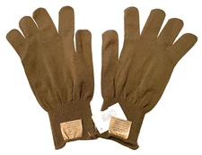 USGI Military Issue USMC COYOTE BROWN Glove Liners D-3A D3A XL X-Large NEW