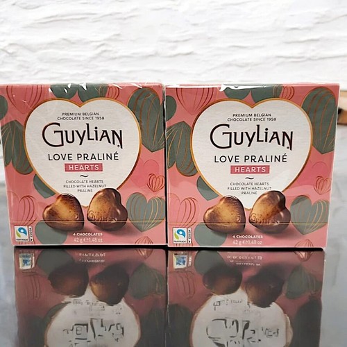 Guylian Love Praliné Corazones de Chocolate 42g Cajas Avellana Belga Regalo Golosina - Imagen 2 de 17