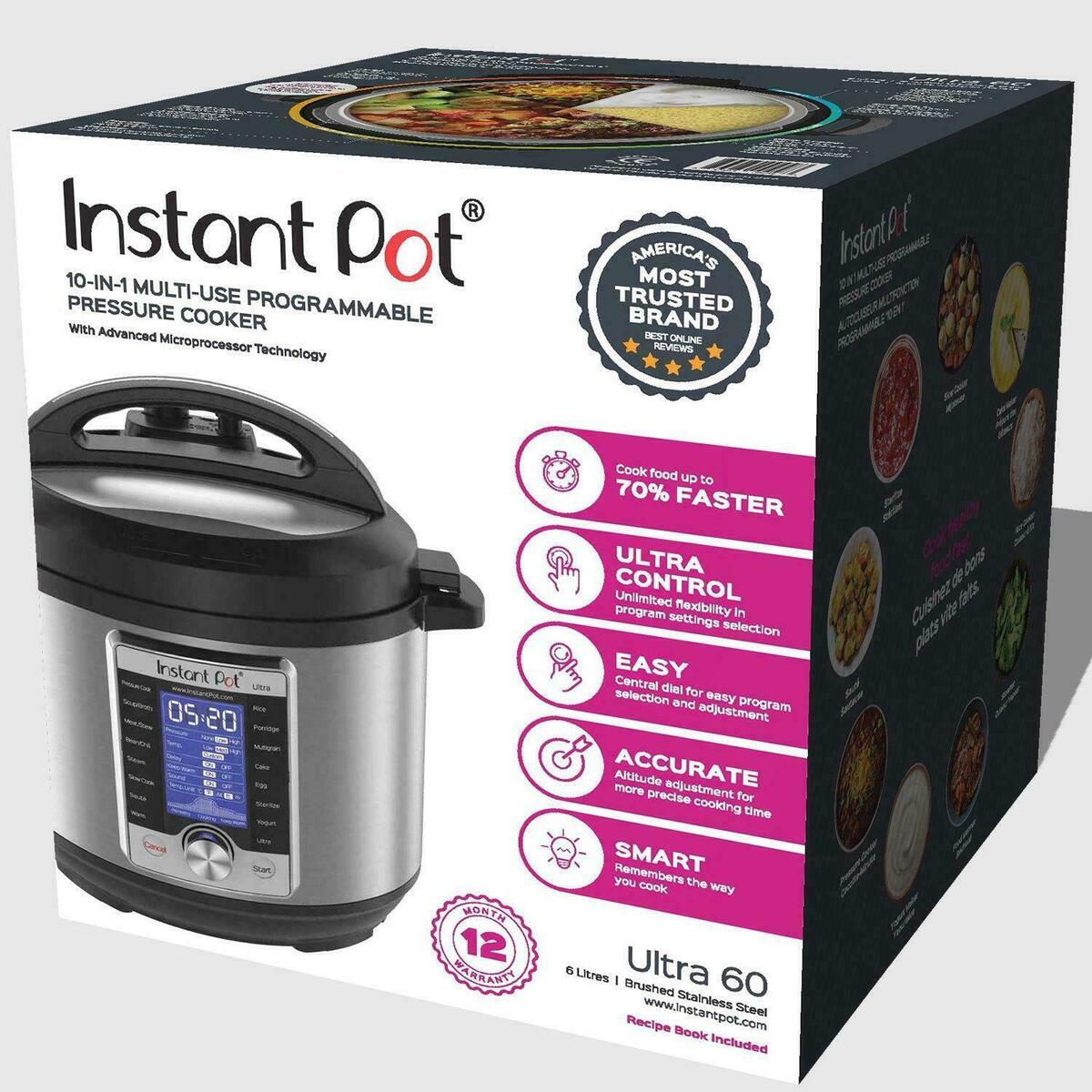 Instant Pot Ultra Electric Pressure Cooker 6Qt 10-in-1 Review