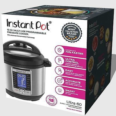 THE BEST Instant Pot Ultra 6-QT 10-in-1 Multi Use Pressure Cooker Slow Sous  Vide