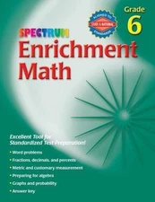 Enrichment Math, Grade 6 - Spectrum, 9780769659169, paperback