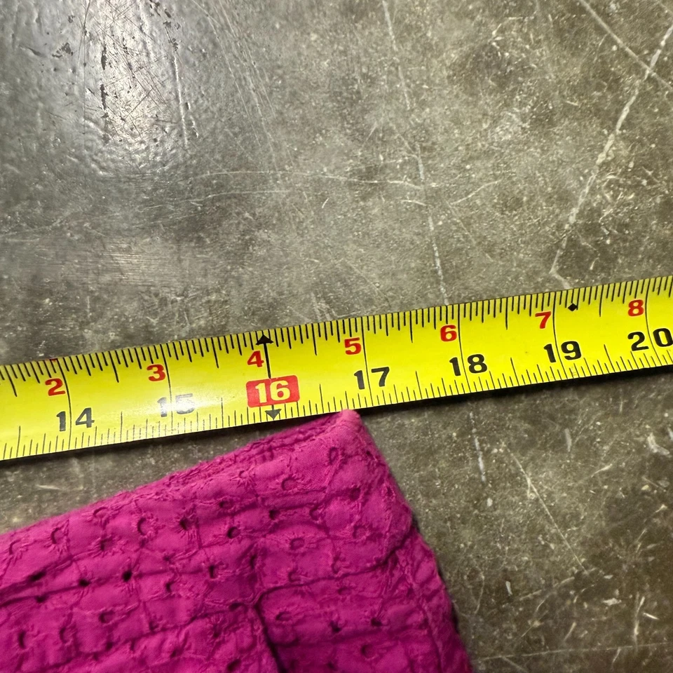 Pantalones Cortos Merona Magenta Para Mujer 8 Rosa Fucsia Sólido Ojales Encaje Exterior Preppy Foto 4 de 4