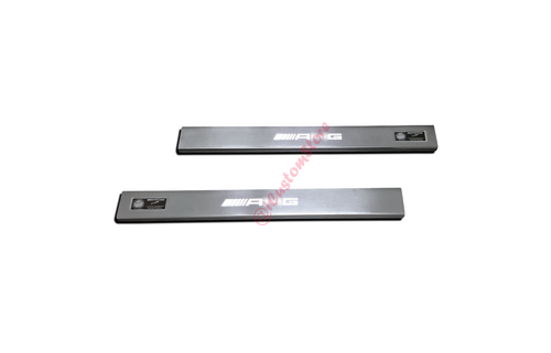 Juego de listones de entrada R171 AMG Style cromo blanco LED Mercedes clase SLK - Imagen 7 de 10