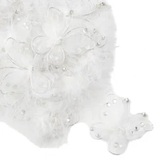 Bulk Lot of 300 Factory Direct Craft 1-3/4" White Nylon Butterflies