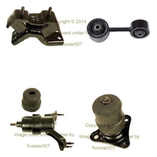 3 Engine Motor + 1 Automatic Transmission Mount Bushing Set Kit for Toyota Camry