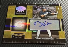 2004 Leaf Certified Cuts 06/25 Rick Weeks Brewers Mirror Gold Auto #109