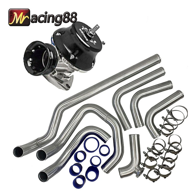 Для 02-06 RSX Type-S Coupe 2D DC5 черный выдувной клапан + комплект трубопроводов интеркулера - Изображение 2 из 4