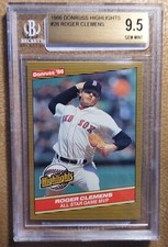 1986 Donruss Highlights ROGER CLEMENS #26 BGS 9.5 Gem Mint Boston Red Sox 