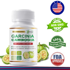Garcinia Cambogia W/ Apple Cider Vinegar ACV Weight Loss Diet Dietary Supplement