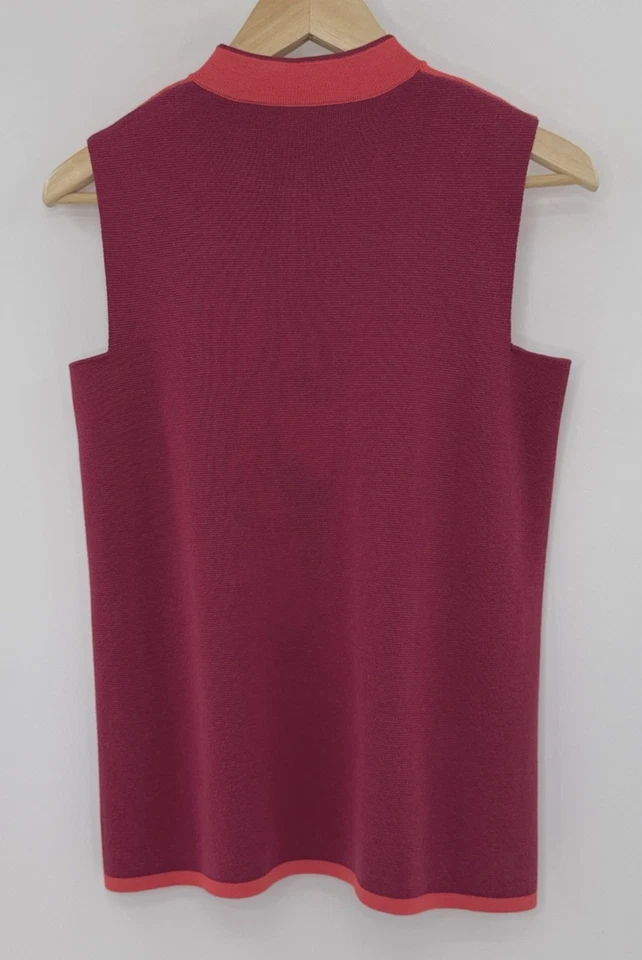 Shanghai Tang Mulberry 真丝和棉中式领针织毛衣衬衫 M 码 — 第 3/4 张图片