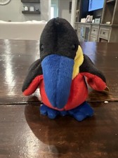 Ty Beanie Baby Kiwi - MWMT Toucan 1995 - No Star On Tush Tag. Rare Retired