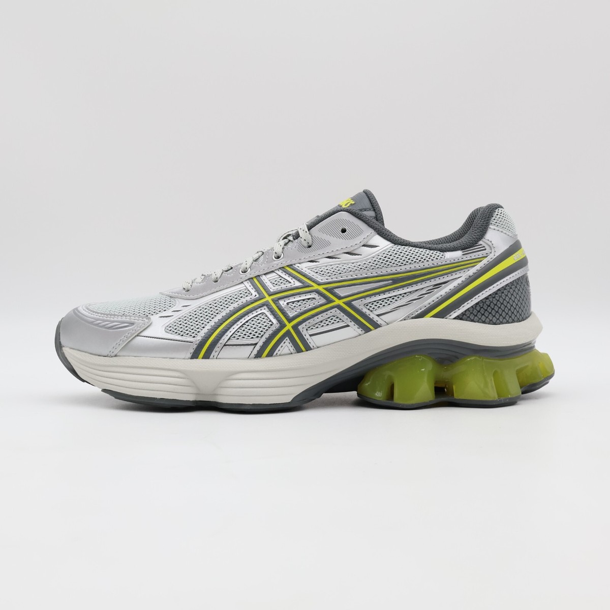 スニーカー ASICS Men Sneakers Grey 1203A591 020 1203A591-020 Asics Gel-Kinetic Fluent Glacier Grey Steel