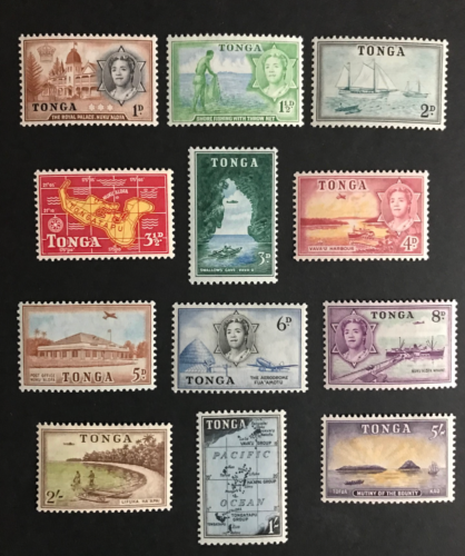 Tonga 1953 Part set to 5/- - Afbeelding 1 van 2