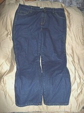 Mens Jeans 44 x 32 Jeans Fleece Lined Jeans Motor Cycle Riding Hiking Camping 