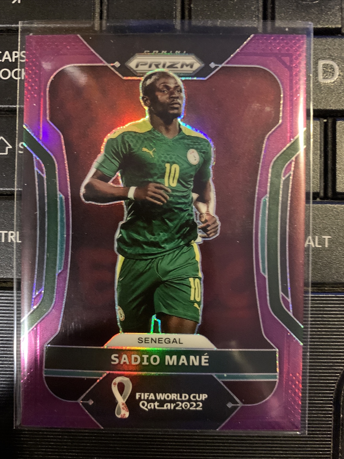 SADIO MANE 2022 PRIZM WORLD CUP PURPLE #/199 FREE SHIP SENEGAL #252