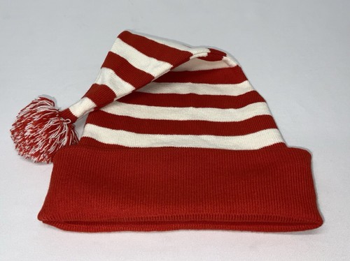 UNIVERSAL’S ISLANDS OF ADVENTURE Vintage Dr. SEUSS Youth Beanie-Red/White Stripe - Picture 10 of 12