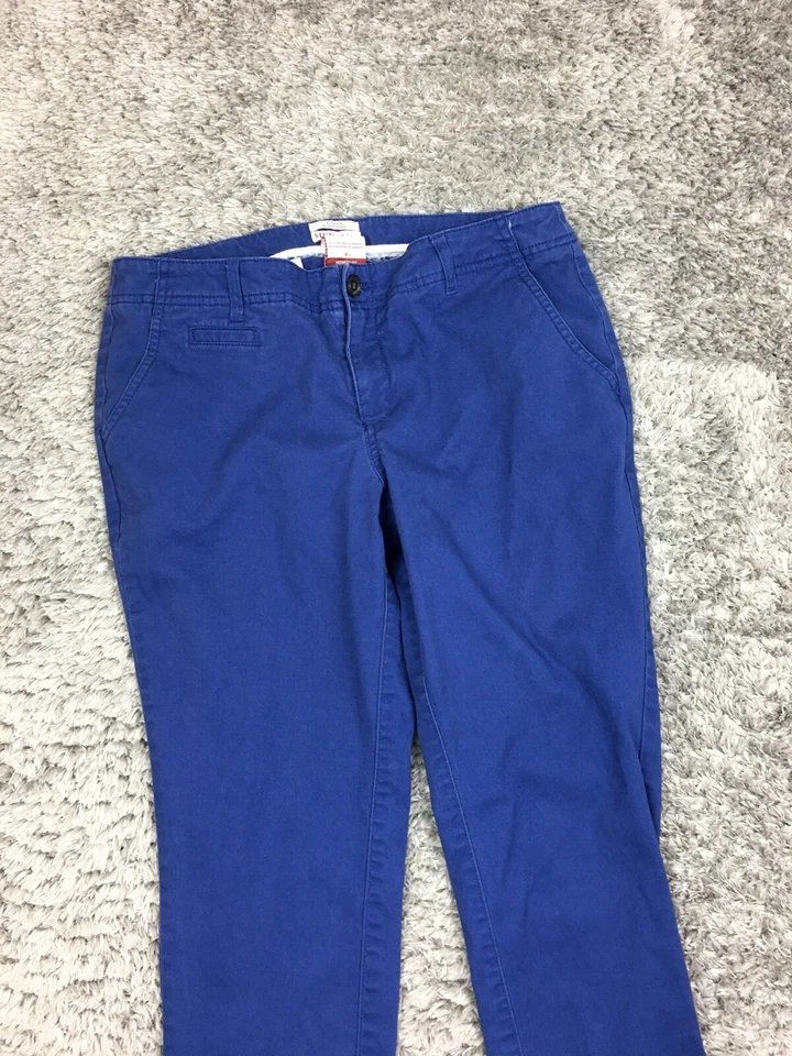 Merona Chino Pants Womens Size 6 Blue Modern Fit Stretch Slim Leg - Image 2 of 4