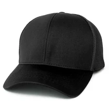 Oversize XXL Structured Trucker Mesh Baseball Cap  - FREE SHIPPING