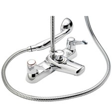 Pegler 351903 DOC M Mercia QT Bath Shower Mixer Taps C/W Kit Chrome