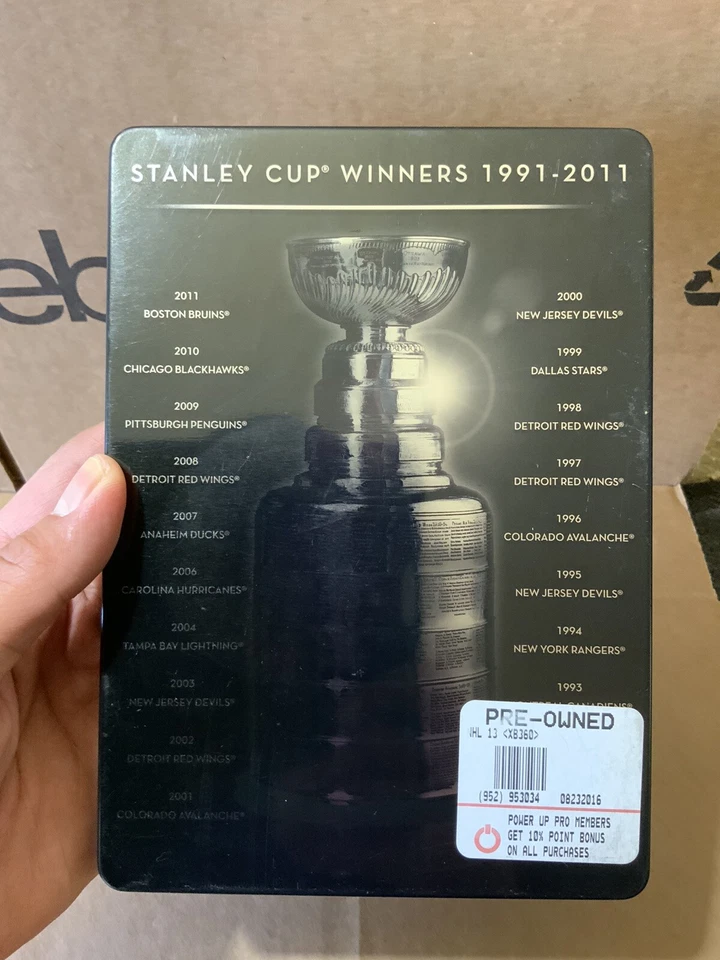 NHL 13 Stanley Cup Collector's Edition Steelbook Tin Case - Image 4 of 4