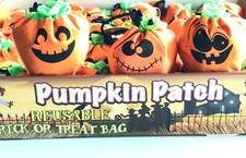 Reusable Halloween Pumpkin Face Trick or Treat Bag - For Candy  Gifts - CUTE
