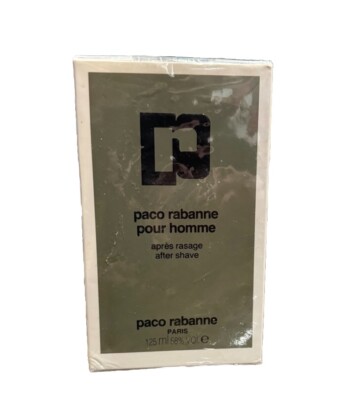 Vintage PACO RABANNE PARFUMS POUR HOMME APRES RASAGE AFTER SHAVE 125 ml 4.2 Oz