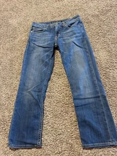 Big Star Women's Jeans Size 26 Blue Denim 28X26 Low Rise Straight Rikki 