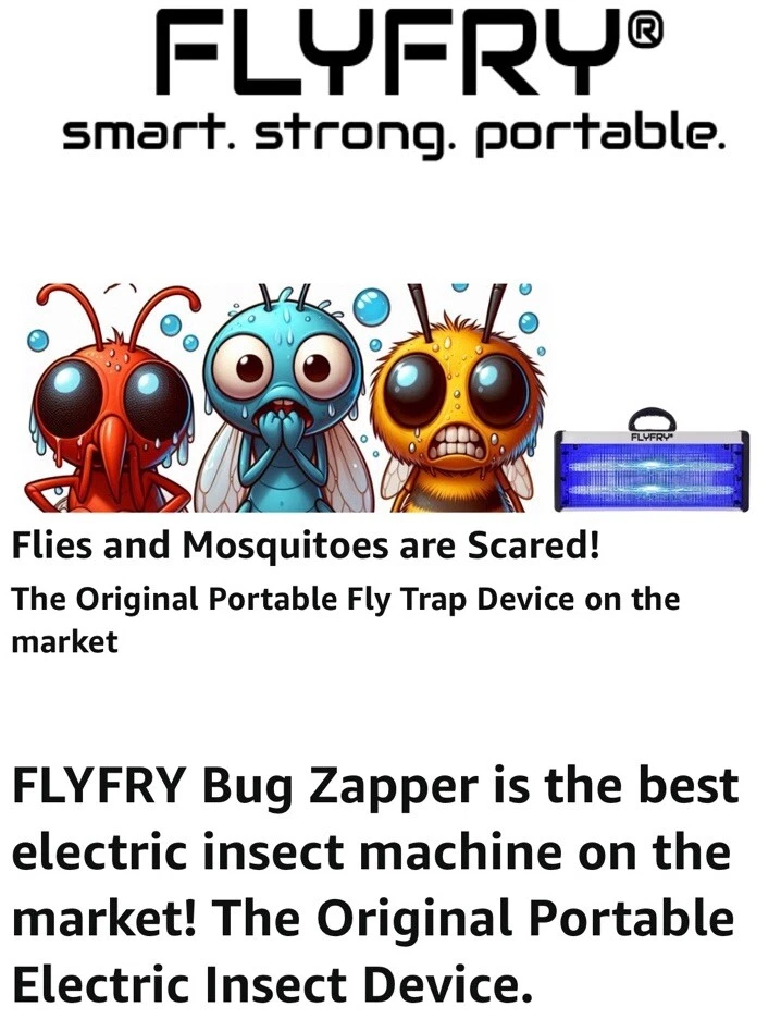 Extra Large Bug Zapper 40W  4000v  Carry Handle XL Big Size Mosquito - Image 2 of 4