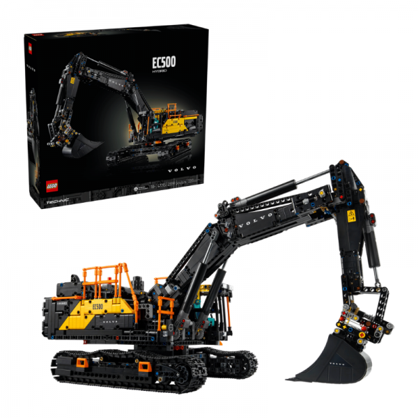 Lego Unisex Technic Volvo Ec500 Hybrid Excavator Building Set 42215 - Immagine 4
