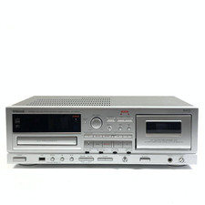 TEAC AD-RW900 S CD Cassette Recorder Deck Silver Operation confirmed Very good