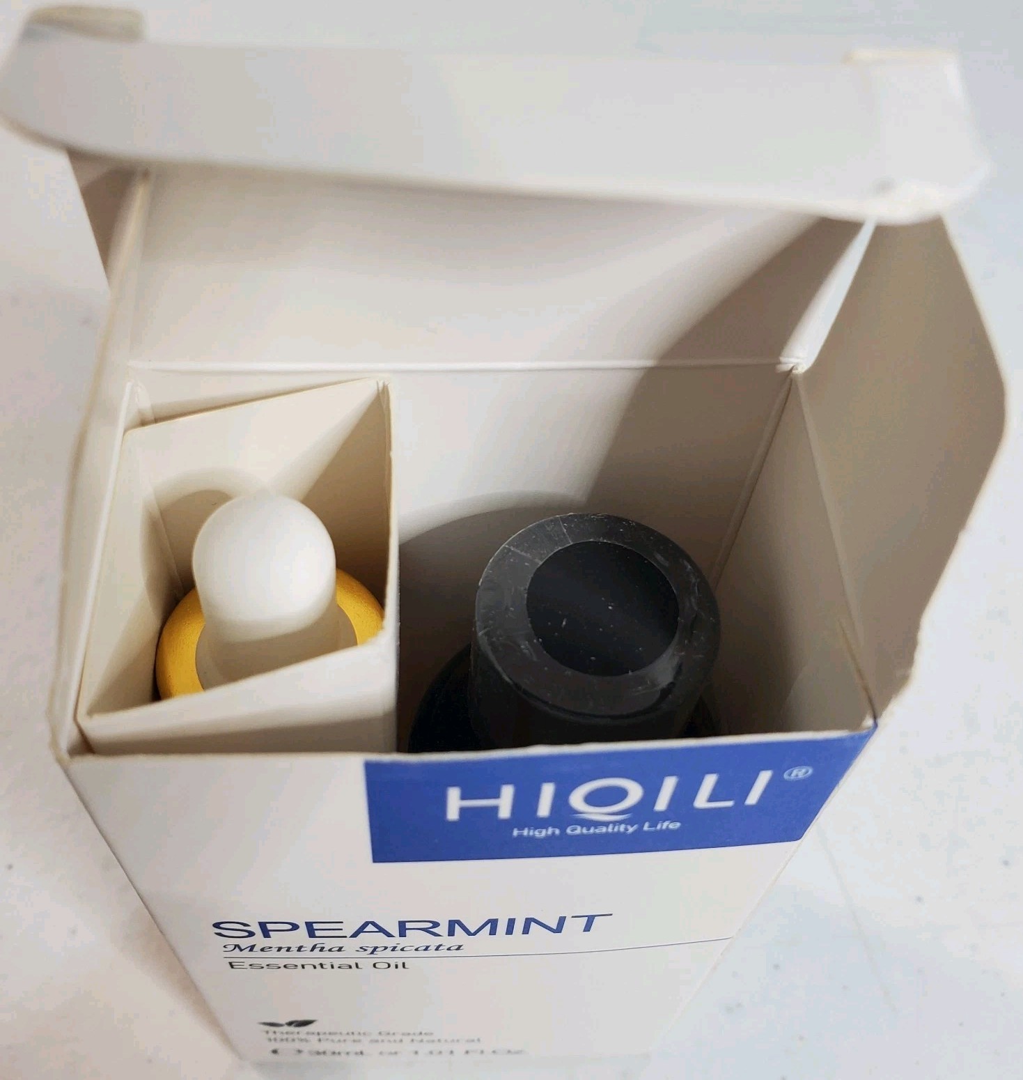 HIQILI Spearmint Essential Oil 1.01oz Pure Natural Therapeutic Grade 02/29