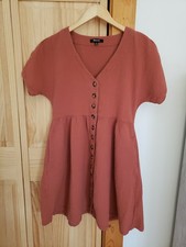 Madewell Button Front Cotton Dress Size Xsmall With Pockets
