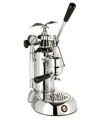 La Pavoni Milano MLN Handhebel Espressomaschine   1,6 L Boiler, Manometer