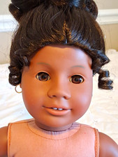 Refurbished American Girl Pleasant Company Era Addy Doll W/ Never-used Tiana Wig