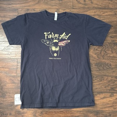 Farm Aid 2017 Concert T-Shirt Willie Nelson Neil Young Mellencamp USA Large