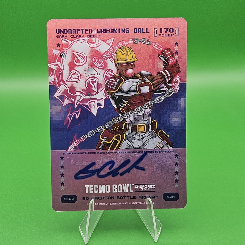 2026 Bo Jackson Battle Arena Undrafted Wrecking Ball Gum Inspired Ink #GCA2
