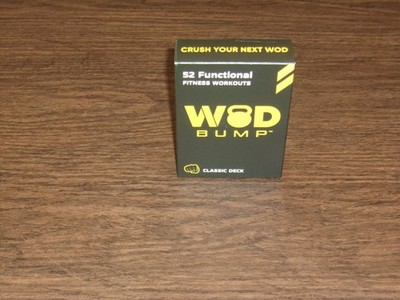 WODBump 52 Functional Fitness Workouts Cards Classic Deck By Norep LLC