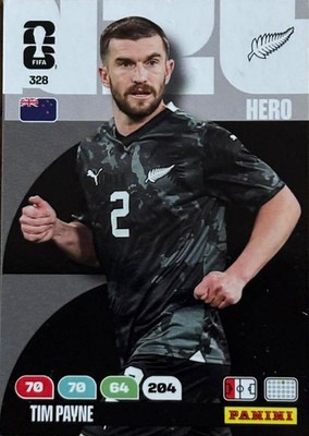 Panini FIFA ADRENALYN XL Club World Cup 2026 NR 328 Tim Payne HERO Neuseeland