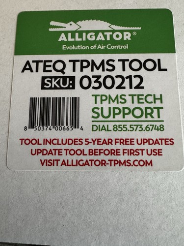 ATEQ 030212 TPMS Sensor Activation and Programming Tool by Alligator - NEW - Bild 2 von 5