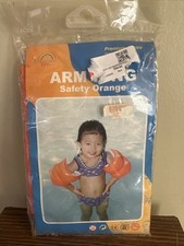 Pkg Of 2 - Surf club arm bands orange 7.5x7.5...