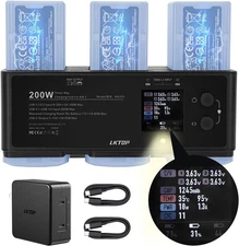 LKTOP 200W Air 3/Air 3S Battery Fast Charger Kit