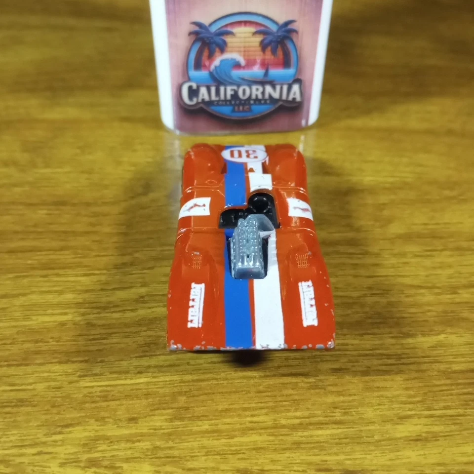 Hot Wheels Flying Colors Ferrari 312P Enamel Red Black Base Hong Kong 1976 - Image 4 of 4