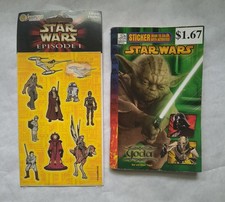 Star Wars Mini Sticker And Activity Coloring Book YODA NEW  Stickers