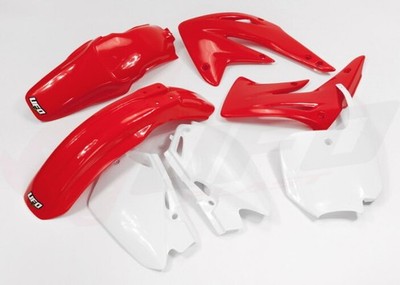 UFO KUNSTSTOFFSET HONDA CR 85 '03-'17 (ROT/WEISS) (HO109E999)