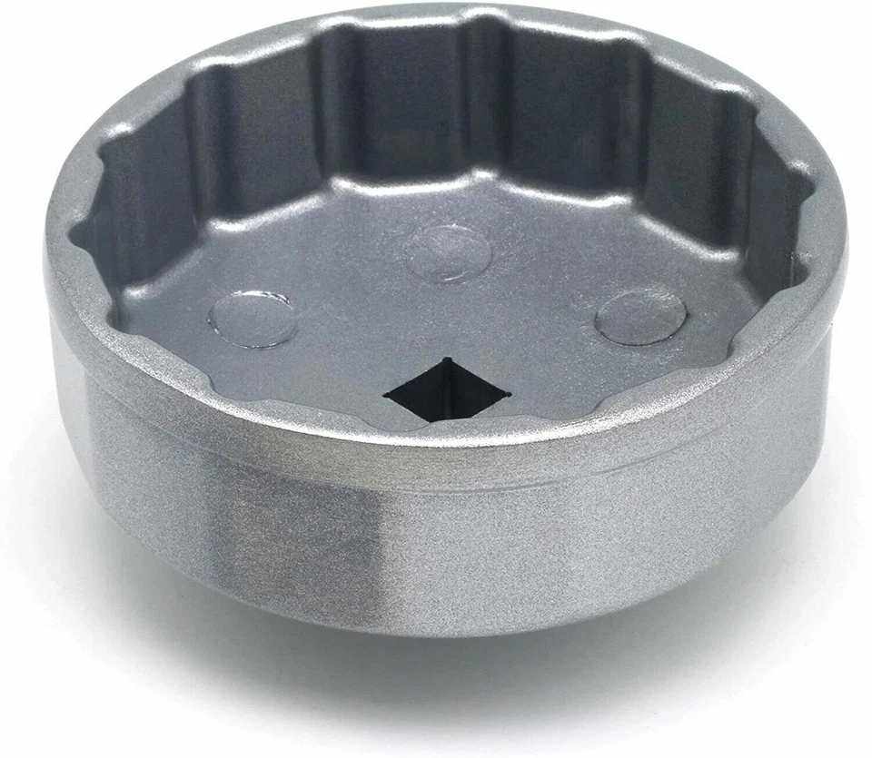 Herramienta de extracción de llave de filtro de aceite 74 mm 14 flautas para Volkswagen, Mercedes Benz, VW Foto 4 de 4